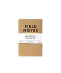 Field Notes Left-Handed Notebooks 3-Pack