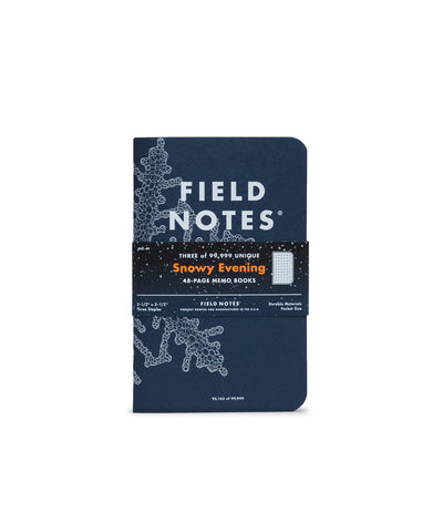 Field Notes Snowy Evening Notebooks